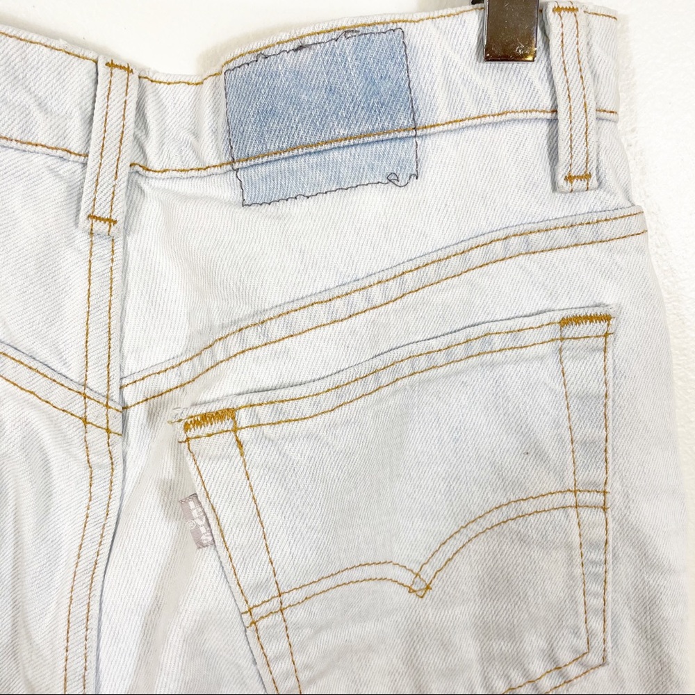 LEVIS Vintage Silver Tab Loose Mom Jean Hi Rise 10 Light Wash Skater Baggy - Picture 6 of 10